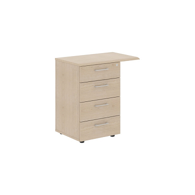 Тумба приставная Вейв WLC-4D.2.A