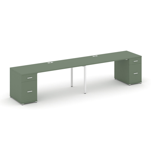 Бенч-система на 2 места с 2 опорными тумбами Concept CN.ORS-414