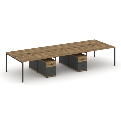 Бенч-система на 6 мест с 2 опорными тумбами Concept CN.DRS-348 Бенч-система на 6 мест с 2 опорными тумбами Concept CN.DRS-348