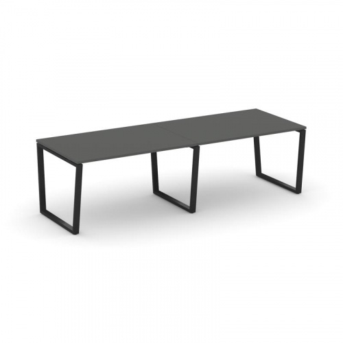 Style Project Стол переговорный SN-6T2.SPRG-011.3 Акация Лорка/Металл Антрацит 1960*980*750 фото 6