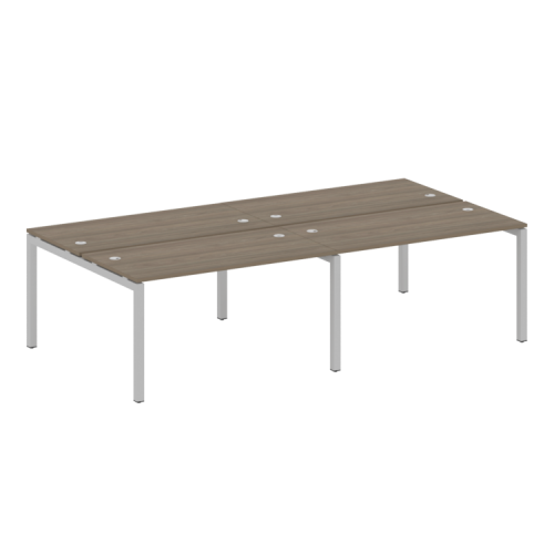 Бенч-система на 4 места на П-обр. м/к Metal System Quattro 50БП.СМ-4.3  фото 2