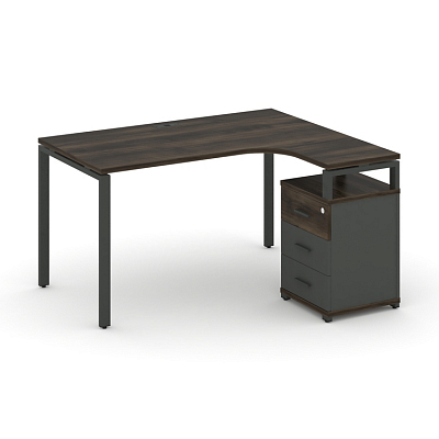 Стол эргономичный с опорной тумбой Concept CN.SA-307(R)