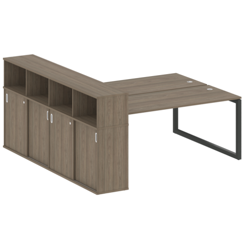 Бенч-система с шкафом-купе на О-обр. м/к Metal System Quattro 50БО.РС-СШК-4.5 Бенч-система с шкафом-купе на О-обр. м/к Metal System Quattro 50БО.РС-СШК-4.5