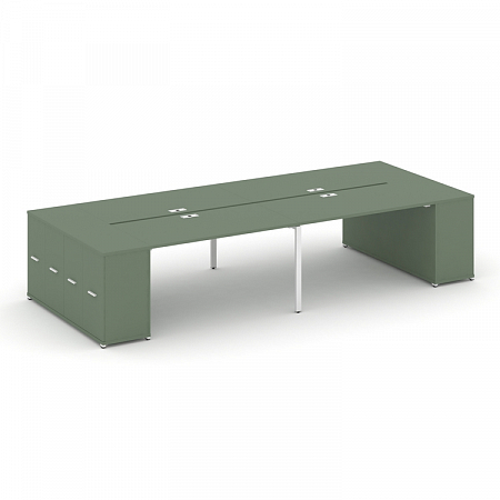 Бенч-система с опорными распашными шкафами Concept CN.DRS-261