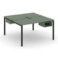 Бенч-система на 2 места с подвесными тумбами Concept CN.DRS-101