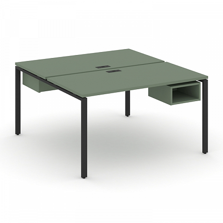 Бенч-система на 2 места с подвесными тумбами Concept CN.DRS-101