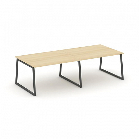 Style Project Стол переговорный SN-4T1.SPRG-043.3 Акация Лорка/Металл Антрацит 2760*1180*750