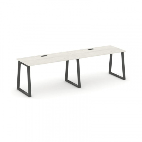 Style Project Рабочая станция 1 сторон. SN-6T1.ORS-014 Акация Лорка/Металл Антрацит/Заглушка Пластик фото 24