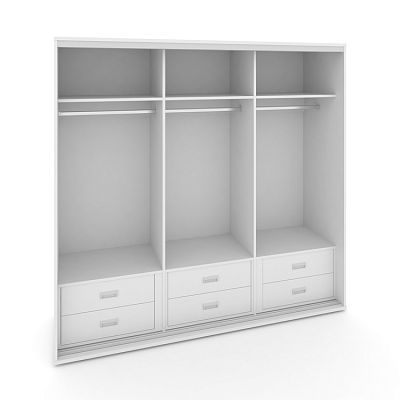 Корпус 3-х секционного шкафа низкого L=2069мм Maris SH.K3-4.2 K4