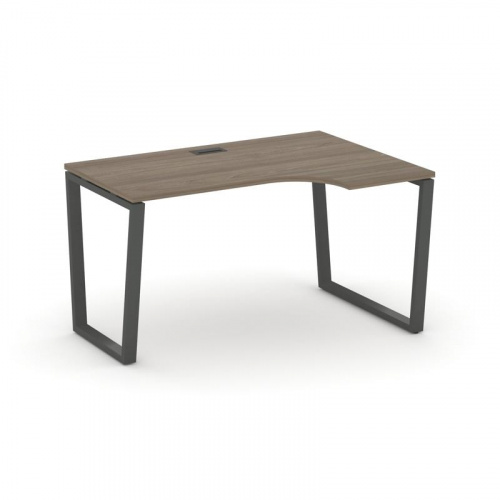 Style Project Стол рабочий эргоном. SN-6T2.SPA-011(R) Акация Лорка/Металл Антрацит/Заглушка Пластик фото 25