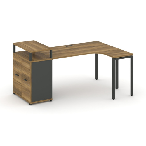 Стол эргономичный с опорным распашным шкафом Concept CN.SA-211(R) Стол эргономичный с опорным распашным шкафом Concept CN.SA-211(R)