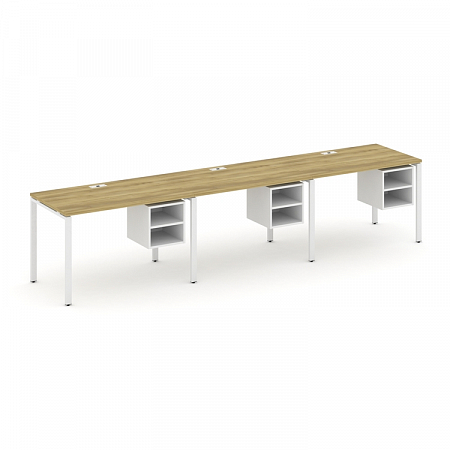 Бенч-система на 3 места с подвесными тумбами Concept CN.ORS-126