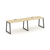 Style Project Рабочая станция 1 сторон. SN-4T1.ORS-012 Акация Лорка/Металл Антрацит/Заглушка Пластик