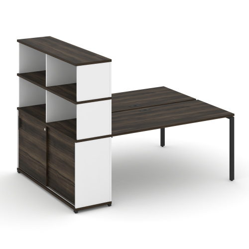 Бенч-система с опорным шкафом-купе с надставкой Concept CN.DRS-244 фото 9