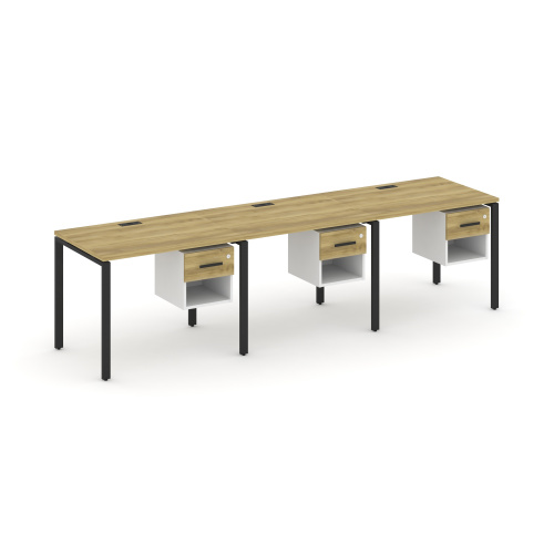 Бенч-система на 3 места с подвесными тумбами Concept CN.ORS-137 фото 6 Бенч-система на 3 места с подвесными тумбами Concept CN.ORS-137 фото 6