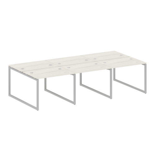 Бенч-система на 6 рабочих мест на О-обр. м/к Metal System Quattro 40БО.СМ-6.1 фото 7