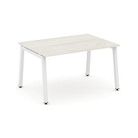 Style Project Стол переговорный SN-5A.SPRG-002.3 Дуб Наварра/Металл Белый 1180*980*750