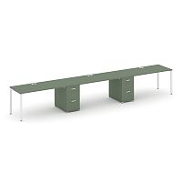 Бенч-система на 3 места с 2 опорными тумбами Concept CN.ORS-439