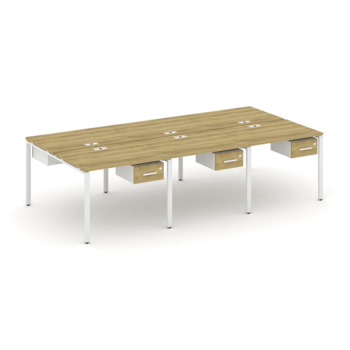 Бенч-система на 6 мест с подвесными тумбами Concept CN.DRS-149 фото 11 Бенч-система на 6 мест с подвесными тумбами Concept CN.DRS-149 фото 11