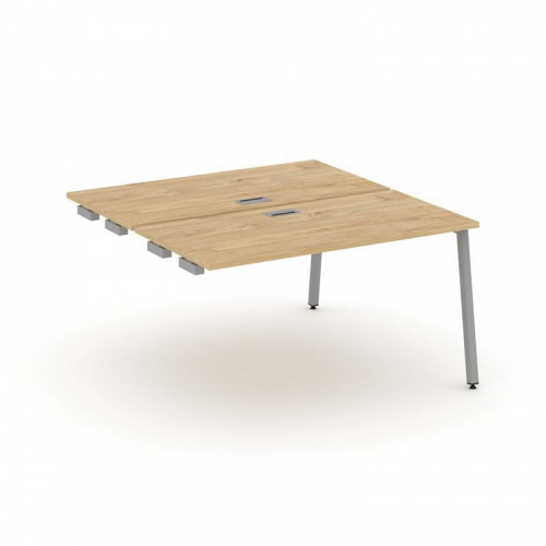 Style Project Стол-приставка к опор. элем. SN-4A.DPRS-013 Дуб Наварра/Металл Антрацит 1380*1432*750 фото 13