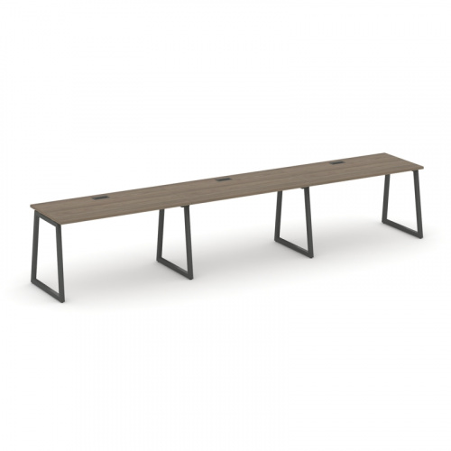 Style Project Рабочая станция 1 сторон. SN-4T1.ORS-051 Акация Лорка/Металл Антрацит/Заглушка Пластик фото 12