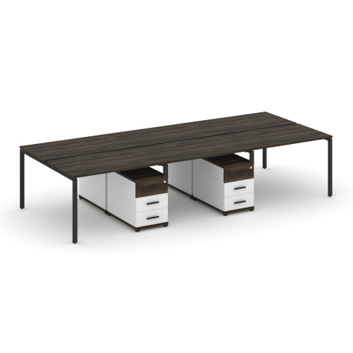 Бенч-система на 6 мест с 2 опорными тумбами Concept CN.DRS-342 фото 9