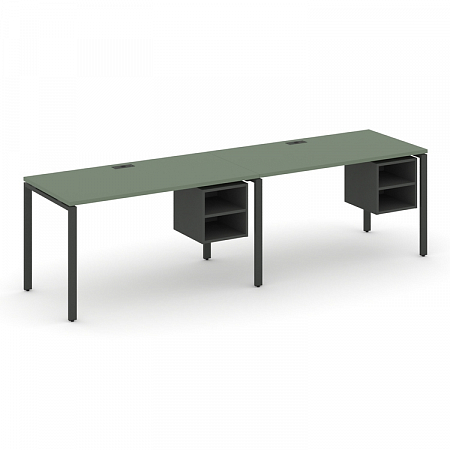 Бенч-система на 2 места с подвесными тумбами Concept CN.ORS-106