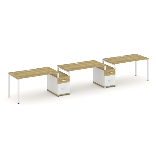 Бенч-система на 3 места с 2 опорными тумбами Concept CN.ORS-331 фото 11 Бенч-система на 3 места с 2 опорными тумбами Concept CN.ORS-331 фото 11