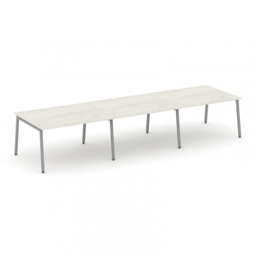 Style Project Стол переговорный SN-4A.SPRG-054.3 Вяз Благородный/Металл Белый 4740*1180*750 фото 13 Style Project Стол переговорный SN-4A.SPRG-054.3 Вяз Благородный/Металл Белый 4740*1180*750 фото 13