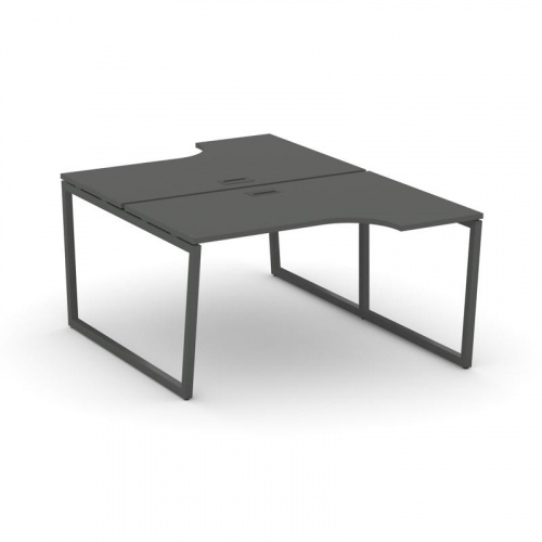 Style Project Рабочая станция эргоном. SN-4T2.DRPA-012 Акация Лорка/Металл Антрацит/Заглушка Пластик фото 27