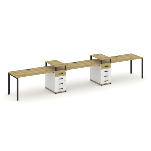 Бенч-система на 3 места с 2 опорными тумбами Concept CN.ORS-451 фото 6 Бенч-система на 3 места с 2 опорными тумбами Concept CN.ORS-451 фото 6