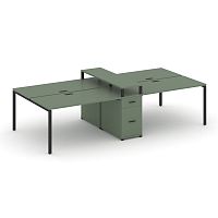 Бенч-система на 4 места с 1 опорной тумбой Concept CN.DRS-437