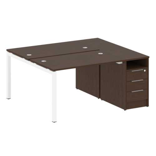 Бенч-система с тумбой на П-обр. м/к Metal System Quattro 50БП.РС-СТП-2.2 фото 6 Бенч-система с тумбой на П-обр. м/к Metal System Quattro 50БП.РС-СТП-2.2 фото 6