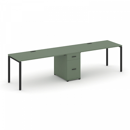 Бенч-система на 2 места с 1 опорной тумбой Concept CN.ORS-405