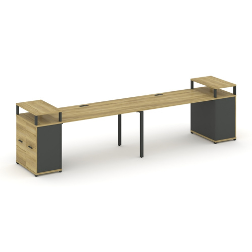 Бенч-система с опорными распашными шкафами Concept CN.ORS-224 фото 4 Бенч-система с опорными распашными шкафами Concept CN.ORS-224 фото 4