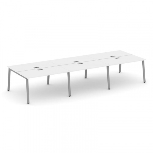 Style Project Рабочая станция 2-х сторон. SN-6A.DRS-062 Антрацит/Металл Белый 3540*1232*750 фото 12