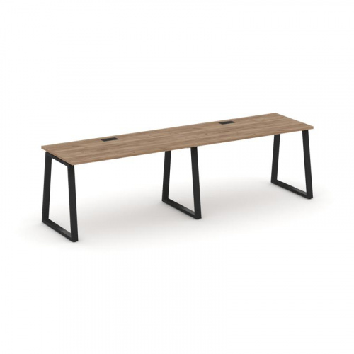 Style Project Рабочая станция 1 сторон. SN-6T1.ORS-014 Акация Лорка/Металл Антрацит/Заглушка Пластик фото 7