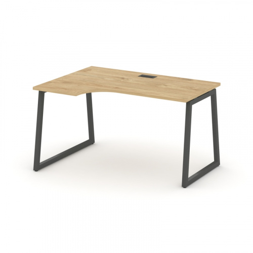 Style Project Стол рабочий эргоном. SN-4T1.SPA-021(L) Акация Лорка/Металл Антрацит/Заглушка Пластик фото 12 Style Project Стол рабочий эргоном. SN-4T1.SPA-021(L) Акация Лорка/Металл Антрацит/Заглушка Пластик фото 12