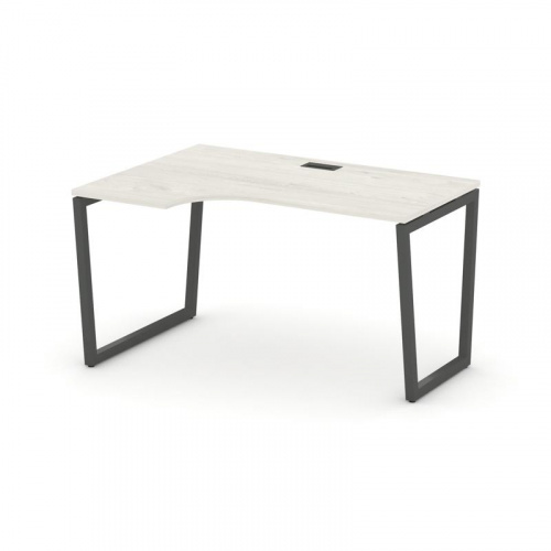 Style Project Стол рабочий эргоном. SN-4T2.SPA-001(L) Акация Лорка/Металл Антрацит/Заглушка Пластик фото 24