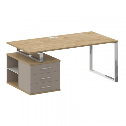 Стол руководителя с опорной тумбой Shift SK.SRT-180 (L) Стол руководителя с опорной тумбой Shift SK.SRT-180 (L)