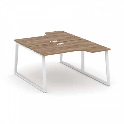 Style Project Рабочая станция эргоном. SN-6T1.DRPA-022 Акация Лорка/Металл Антрацит/Заглушка Пластик фото 11