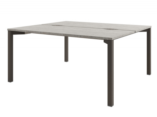 Стол тандем на металлокаркасе D-42 фото 3 Стол тандем на металлокаркасе D-42 фото 3