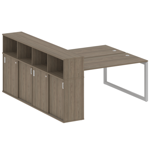 Бенч-система с шкафом-купе на О-обр. м/к Metal System Quattro 50БО.РС-СШК-4.4 фото 2 Бенч-система с шкафом-купе на О-обр. м/к Metal System Quattro 50БО.РС-СШК-4.4 фото 2