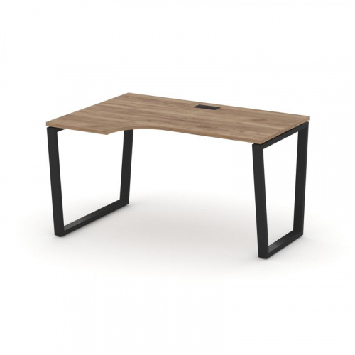 Style Project Стол рабочий эргоном. SN-6T2.SPA-002(L) Акация Лорка/Металл Антрацит/Заглушка Пластик фото 9