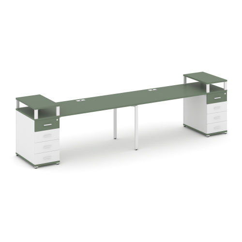 Бенч-система на 2 места с 2 опорными тумбами Concept CN.ORS-425 фото 5 Бенч-система на 2 места с 2 опорными тумбами Concept CN.ORS-425 фото 5