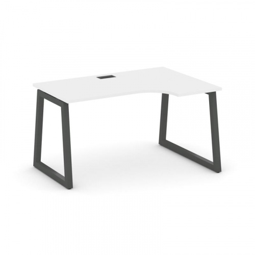 Style Project Стол рабочий эргоном. SN-5T1.SPA-022(R) Акация Лорка/Металл Антрацит/Заглушка Пластик фото 26