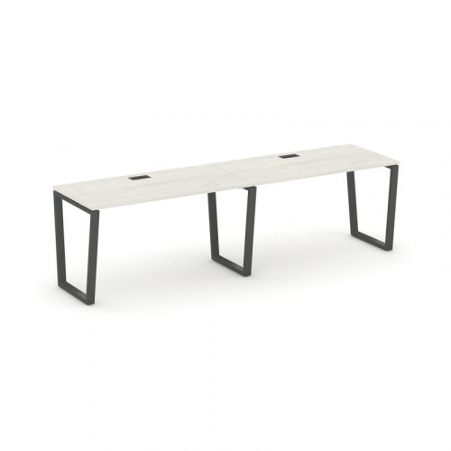 Style Project Рабочая станция 1 сторон. SN-6T2.ORS-003 Акация Лорка/Металл Антрацит/Заглушка Пластик фото 24