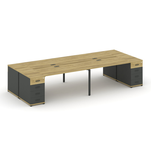 Бенч-система на 4 места с 2 опорными тумбами Concept CN.DRS-426 фото 4 Бенч-система на 4 места с 2 опорными тумбами Concept CN.DRS-426 фото 4