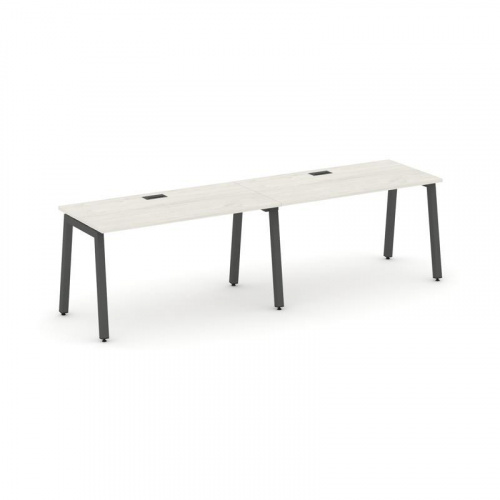 Style Project Рабочая станция 1 сторон. SN-5A.ORS-023 Антрацит/Металл Белый 2760*800*750 фото 22