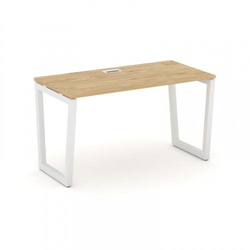 Style Project Стол письменный SN-5T2.SP-024 Акация Лорка/Металл Антрацит/Заглушка Пластик Черный 158 фото 3